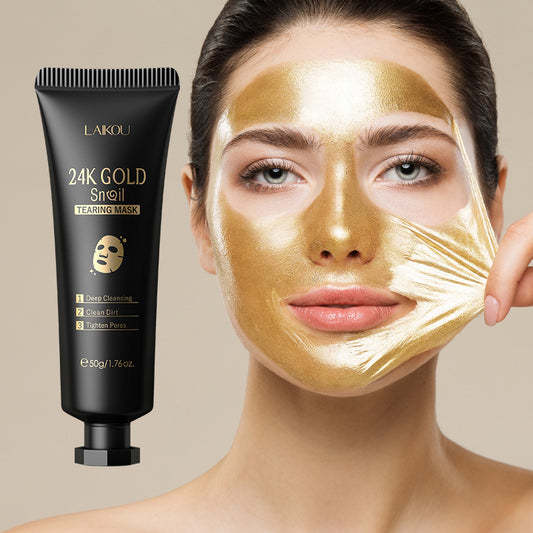 DEEPUNITY Gold Foil Snail Tear-Off Mask Hydrating