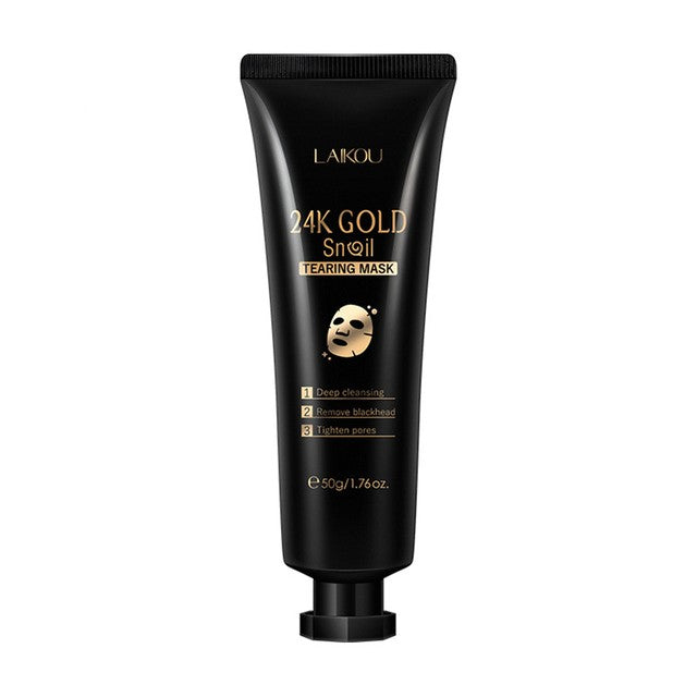 DEEPUNITY Gold Foil Snail Tear-Off Mask Hydrating